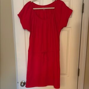 Kim Rogers Orange-Red Dolman Sleeve Sundress